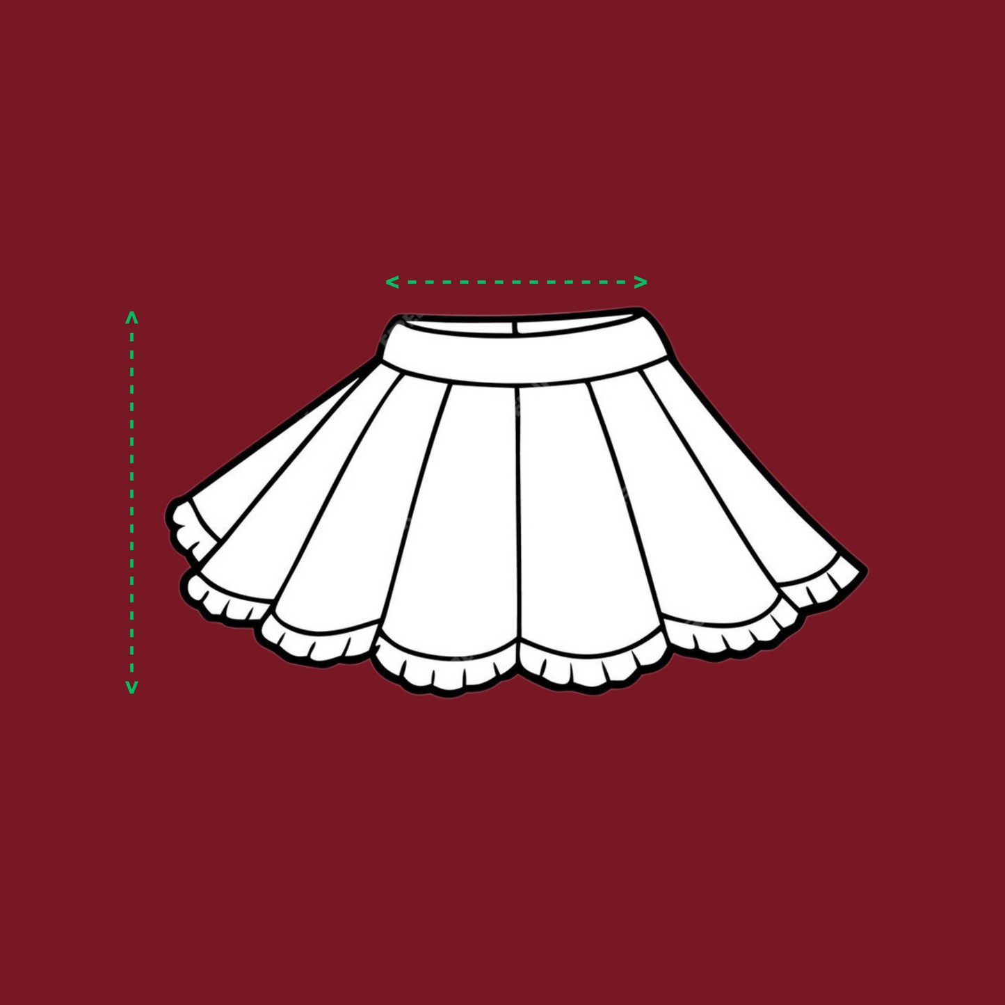 zingara mini skirt